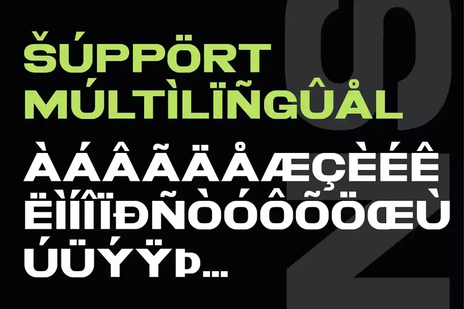فونت انگلیسی Bronson Sans - Modern Typeface - 17