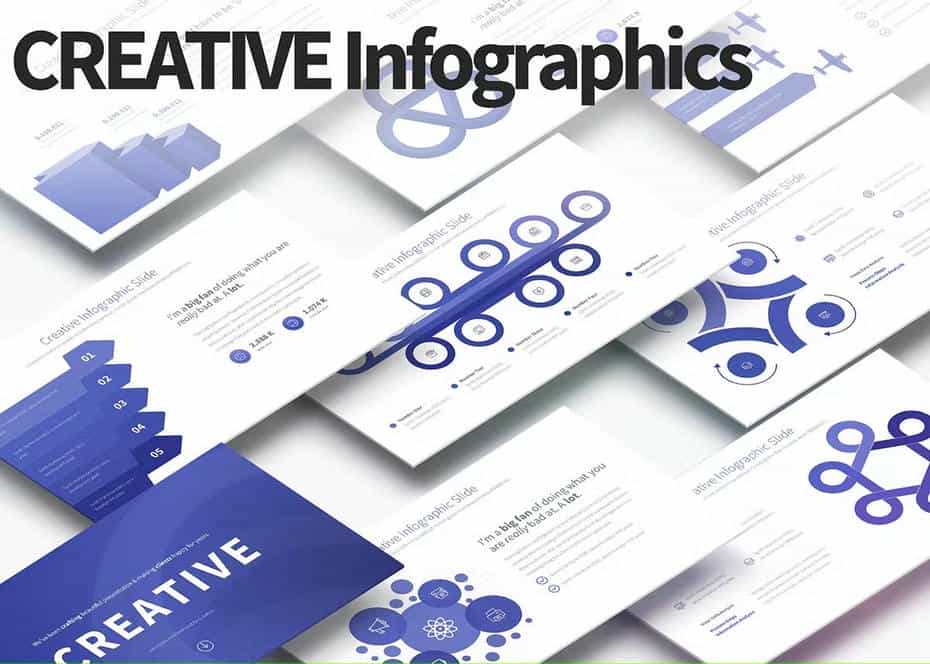 قالب پاورپوینت BUNDLE - PowerPoint Infographics Slides