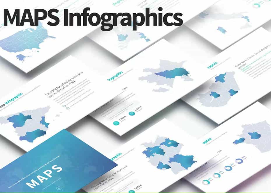 قالب پاورپوینت BUNDLE - PowerPoint Infographics Slides