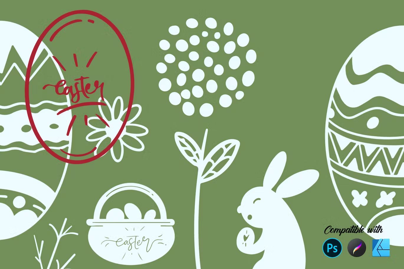 براش مهر خرگوش عید پاک - 4