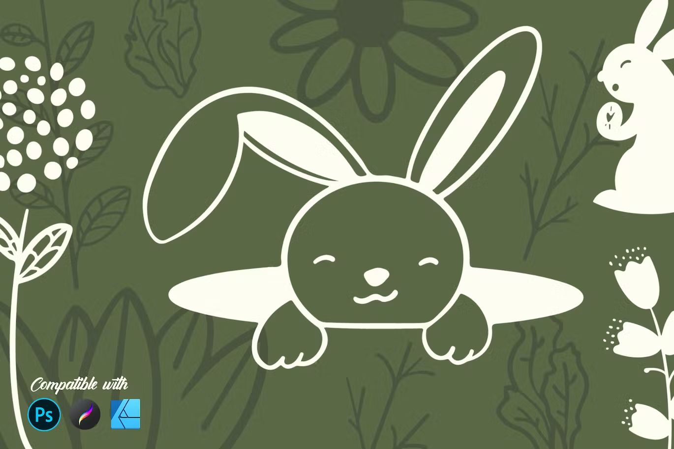 براش مهر خرگوش عید پاک - 8