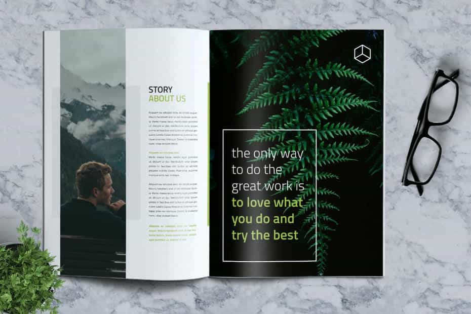 قالب ایندیزاین بروشور Business Brochure Template Vol. 01