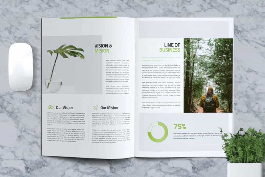 قالب ایندیزاین بروشور Business Brochure Template Vol. 01