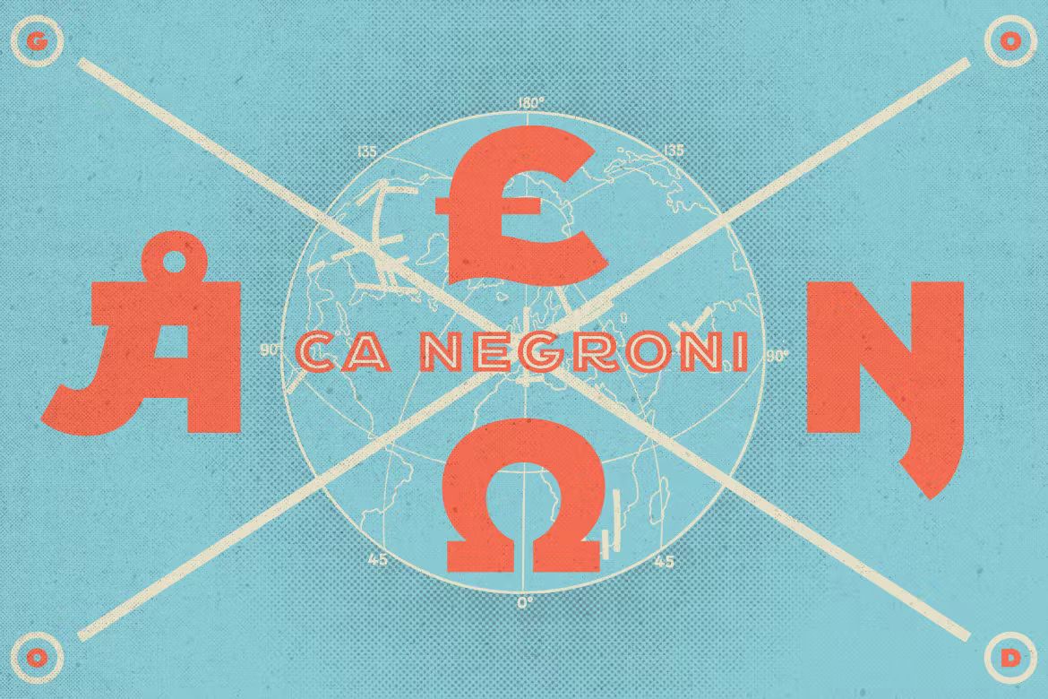 فونت انگلیسی CA Negroni - 8