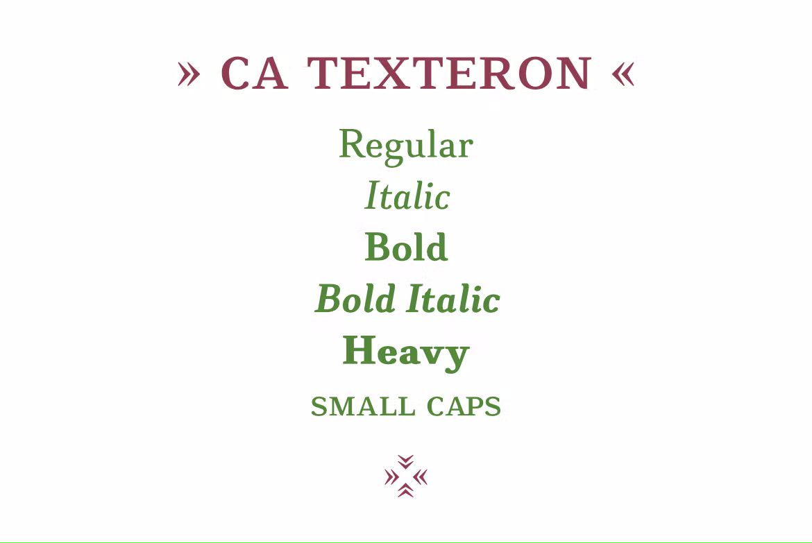 فونت انگلیسی CA Texteron - 6