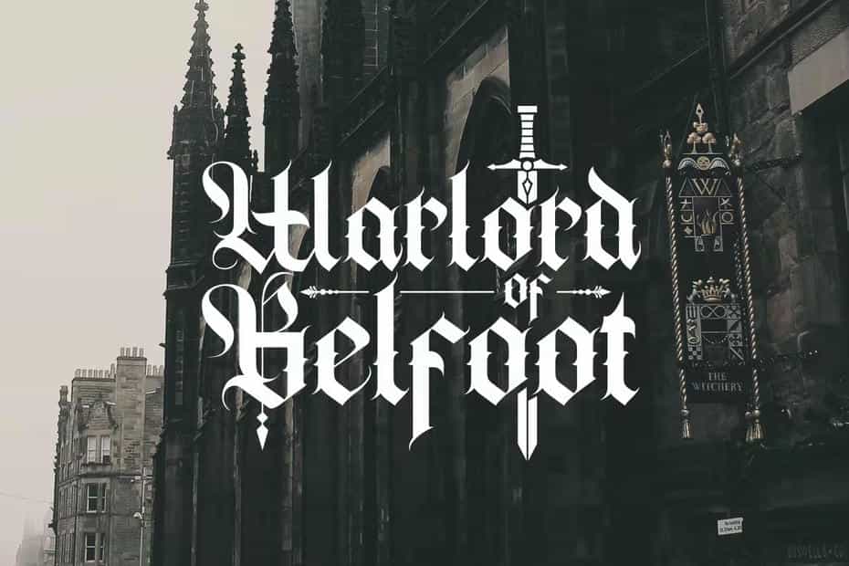 دانلود فونت انگلیسی Cambridge - Bold Decorative Gothic Font - 3 فونت انگلیسی Cambridge