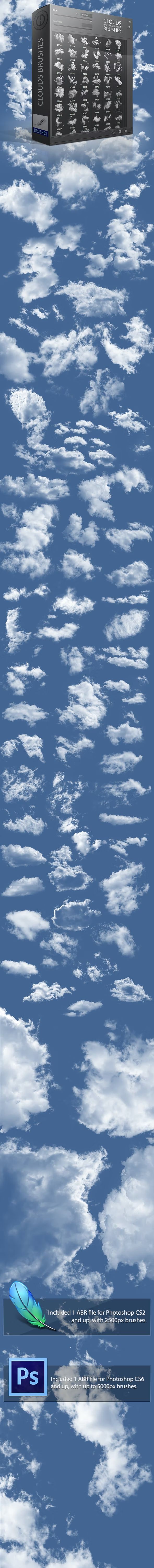 براش ابر فتوشاپ Clouds Brushes 2 - 2