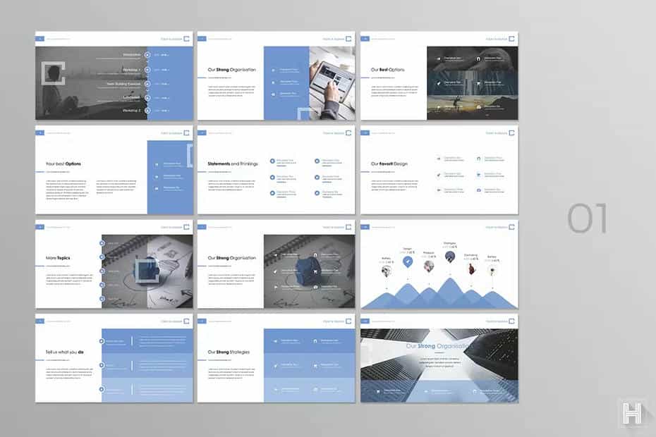 قالب پاورپوینت Contact Powerpoint Template