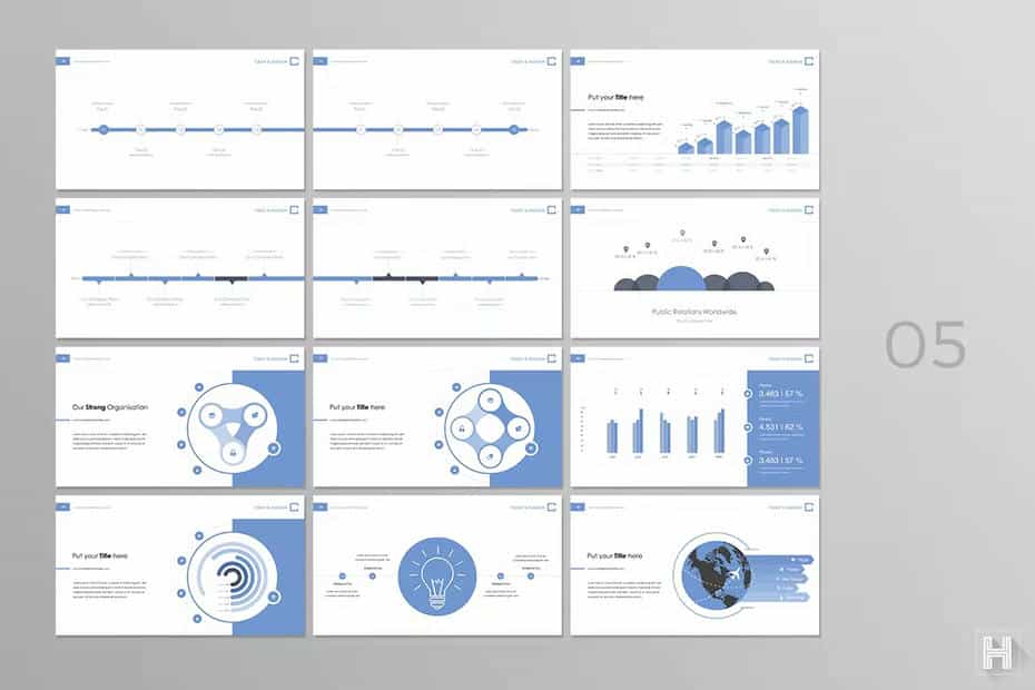 قالب پاورپوینت Contact Powerpoint Template