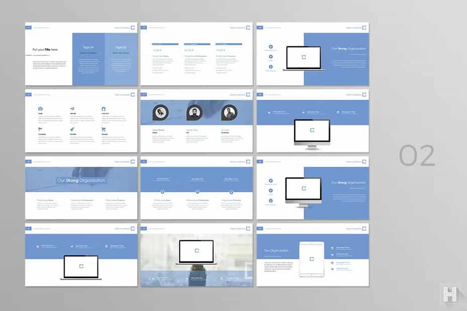 قالب پاورپوینت Contact Powerpoint Template - 5