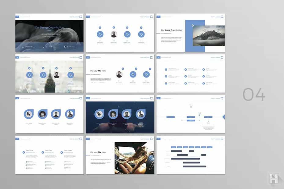 قالب پاورپوینت Contact Powerpoint Template - 7