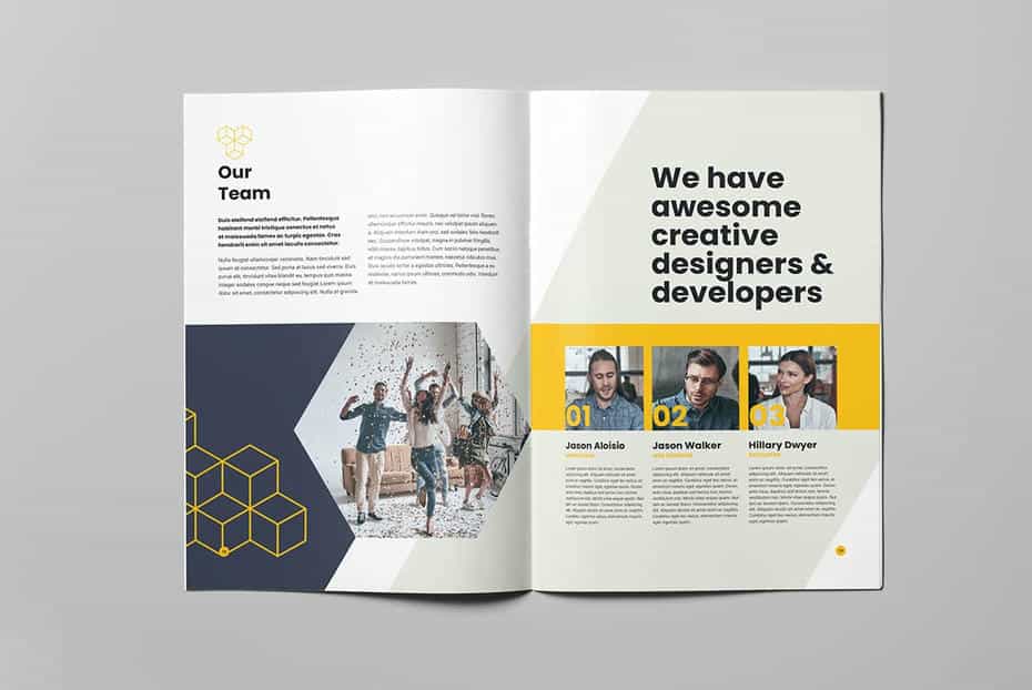 قالب ایندیزاین بروشور Creative Brochure - 15