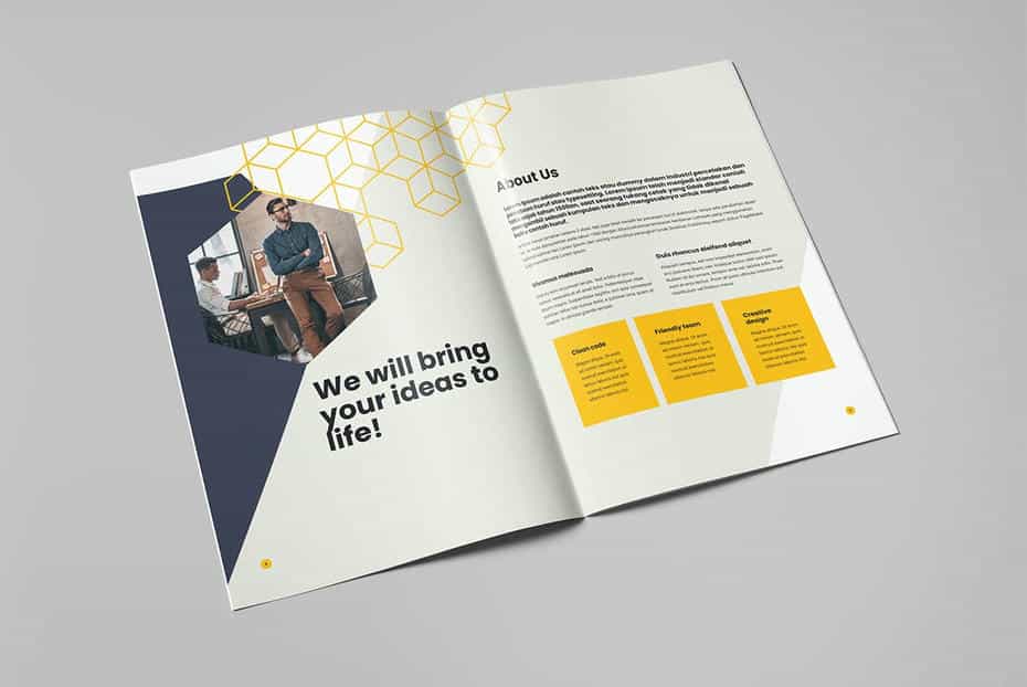 قالب ایندیزاین بروشور Creative Brochure Vol.2