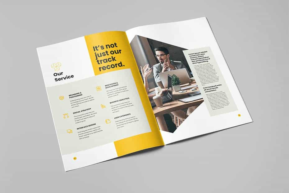 قالب ایندیزاین بروشور Creative Brochure - 5