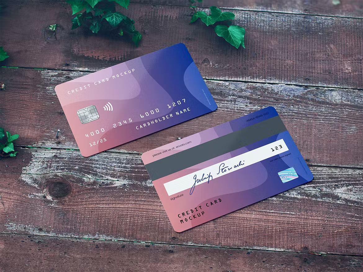 موکاپ کارت اعتباری Credit Card - 17