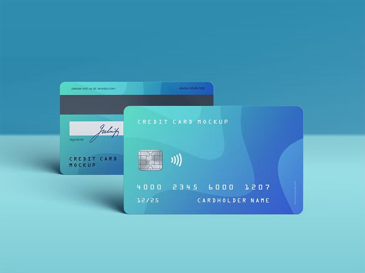 موکاپ کارت اعتباری Credit Card / Membership Card MockUp