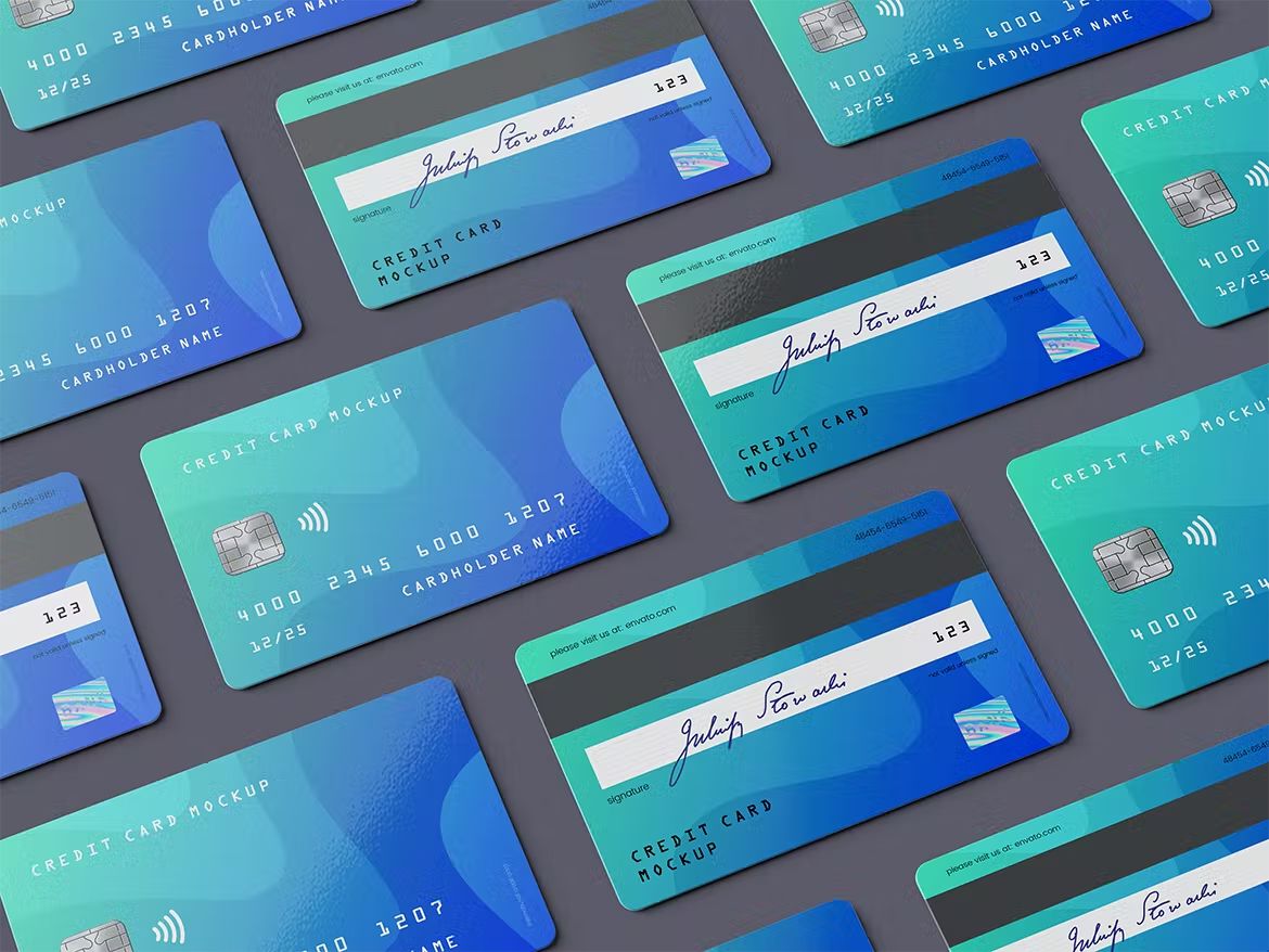 موکاپ کارت اعتباری Credit Card - 15