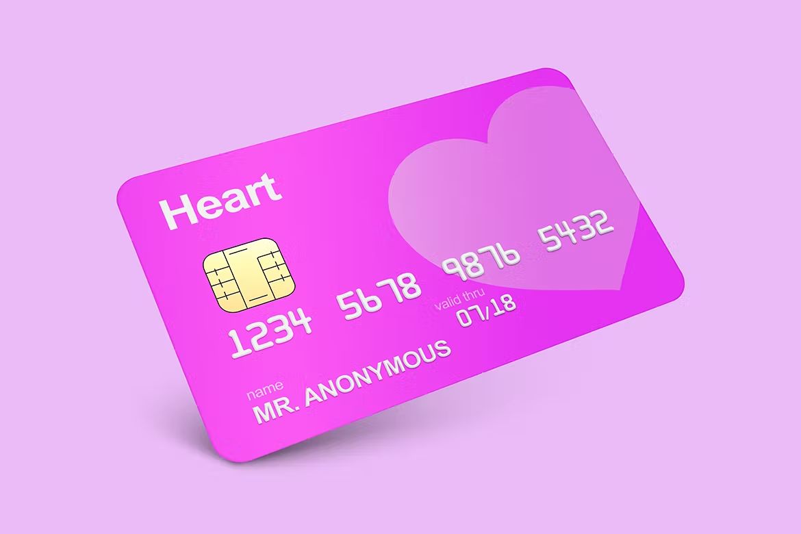 موکاپ کارت اعتباری Credit & Debit Card Mockup