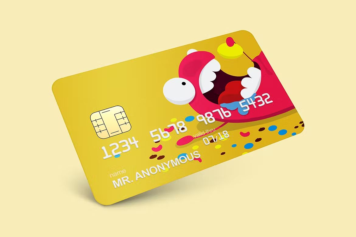 موکاپ کارت اعتباری Credit & Debit Card Mockup - 5