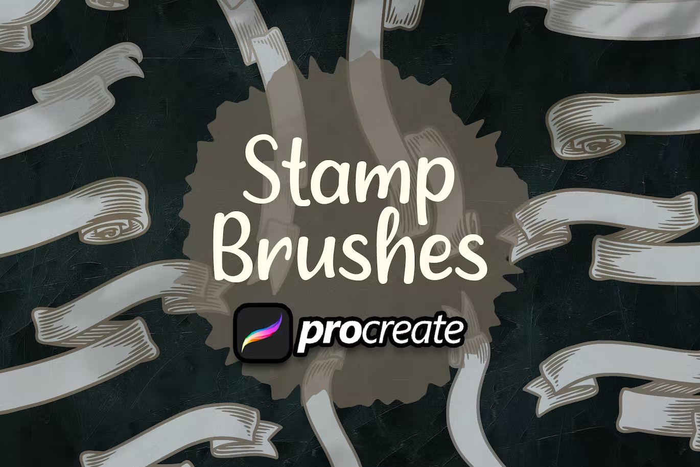 براش روبان پروکریت Dansdesign Ribbon Brush Stamp Procreate - 2