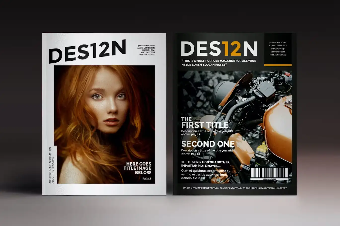 قالب ایندیزاین مجله Des12n Magazine Indesign Template - 4
