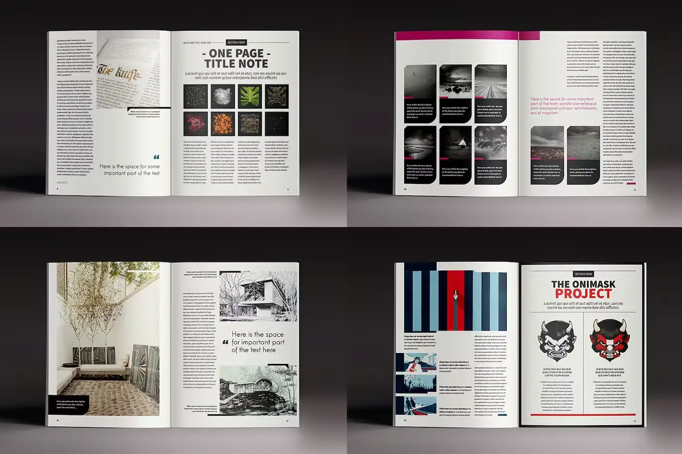 قالب ایندیزاین مجله Design Magazine Indesign Template - 12