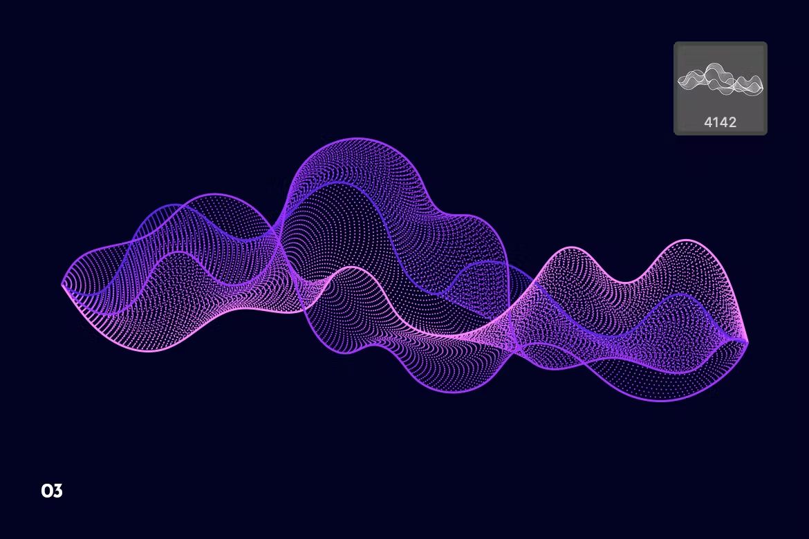 براش امواج ذرات دیجیتال فتوشاپ - 6