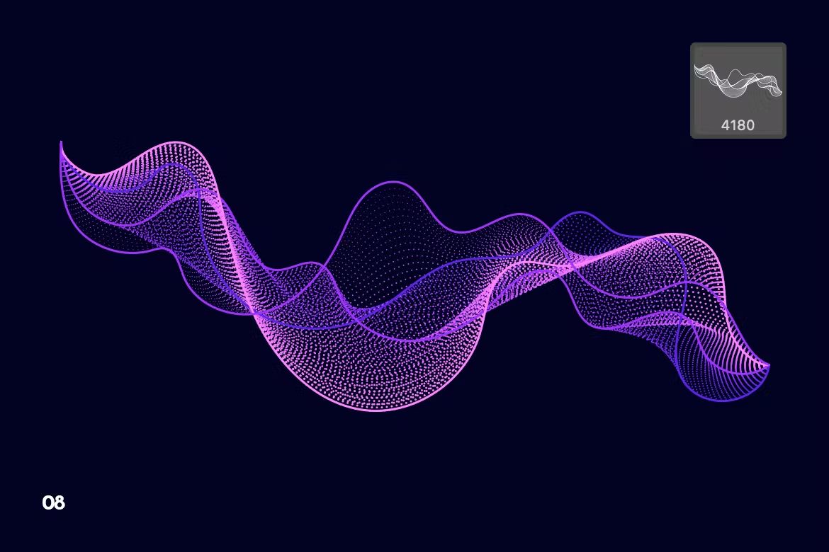 براش امواج ذرات دیجیتال فتوشاپ - 16