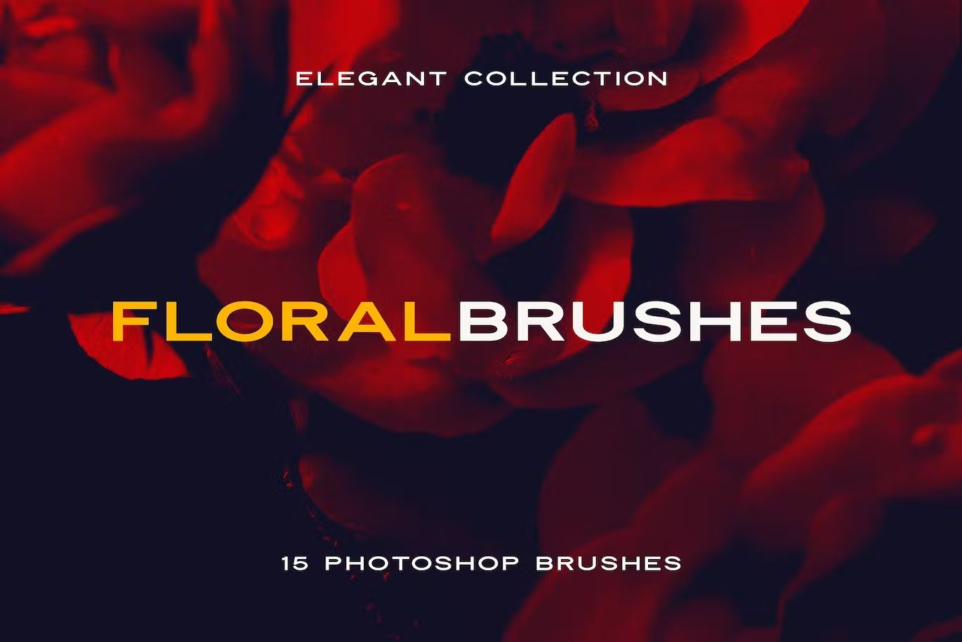 براش گل فتوشاپ Elegant Floral Brushes for Photoshop - 18