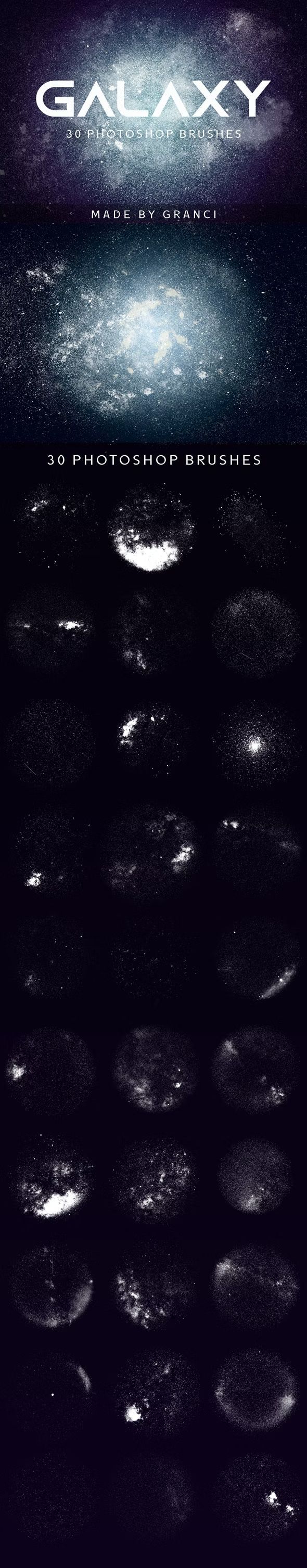 براش کهکشان فتوشاپ Galaxy Photoshop Brushes - 2