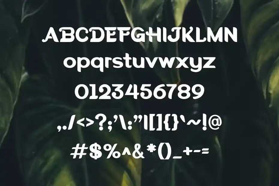 فونت انگلیسی Gerliah Font - 1
