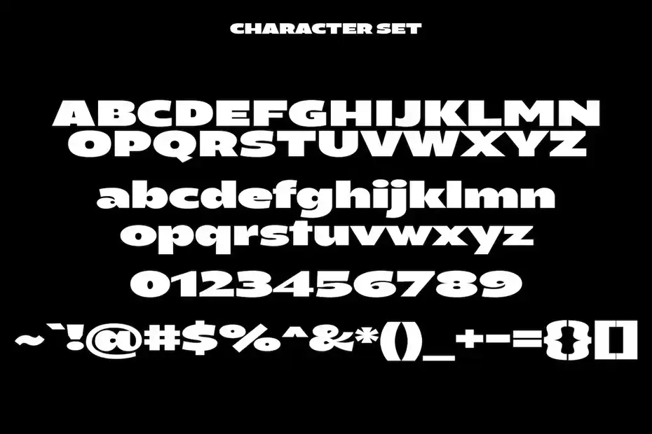 فونت انگلیسی Geskal Black Sans Serif Display Font - 5