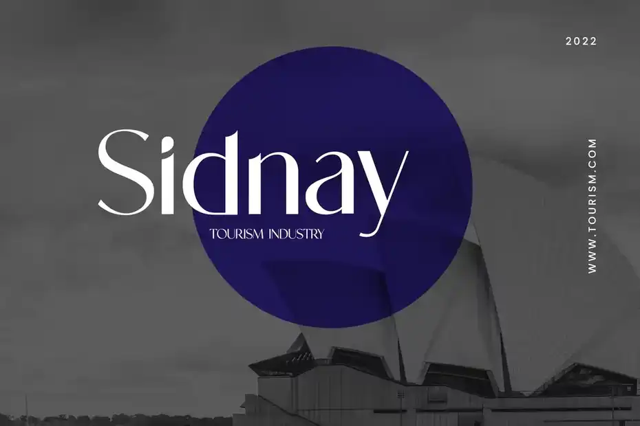 فونت انگلیسی Gilmoray Elegant Sans Serif Font - 7