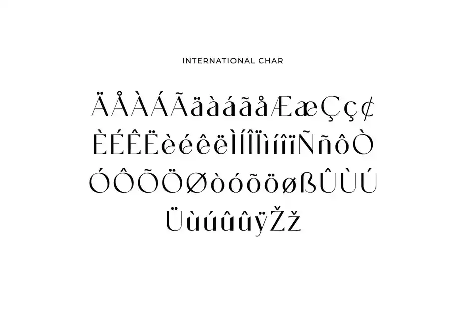 فونت انگلیسی Gilmoray Elegant Sans Serif Font - 9