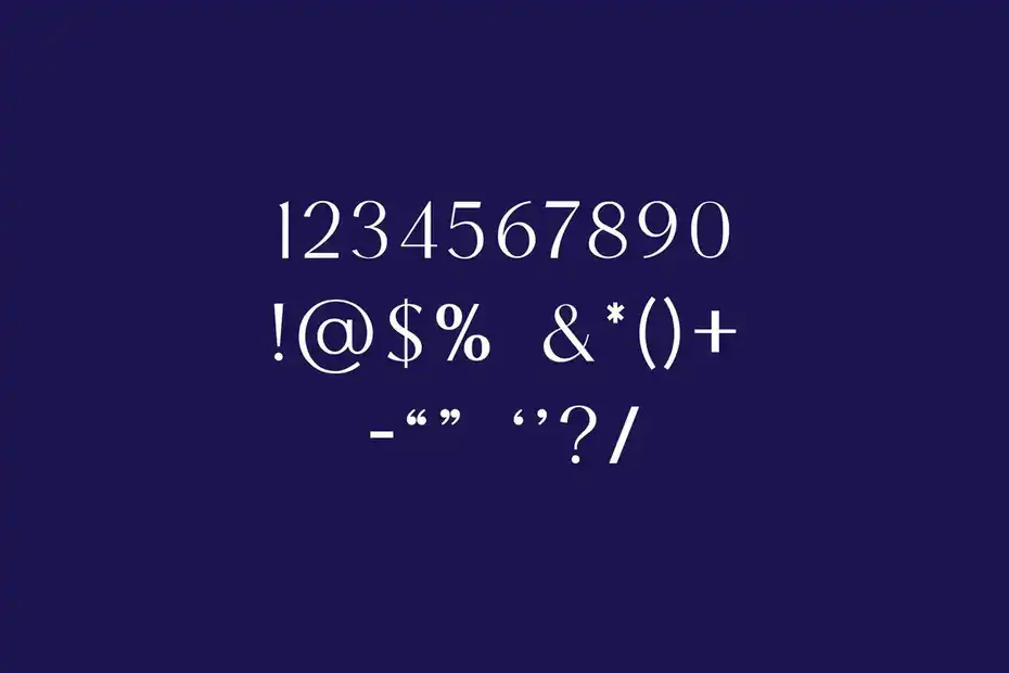 فونت انگلیسی Gilmoray Elegant Sans Serif Font - 13