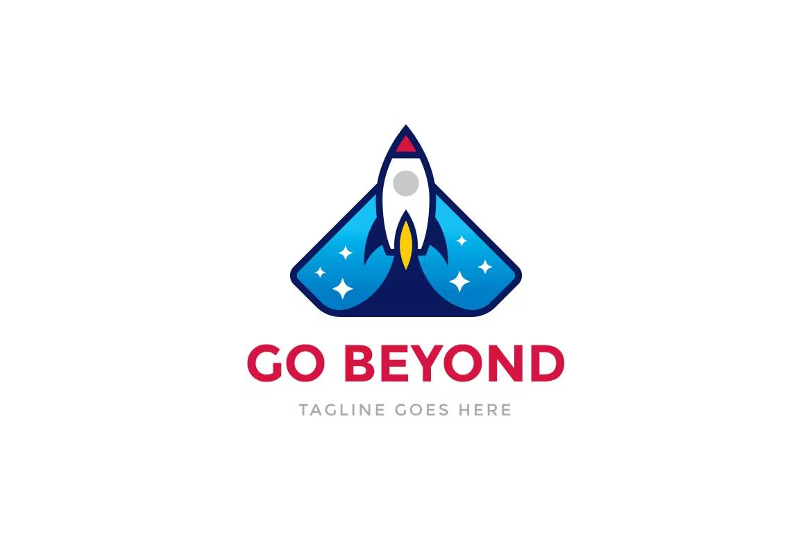 وکتور لوگو Go Beyond Logo Template - 2