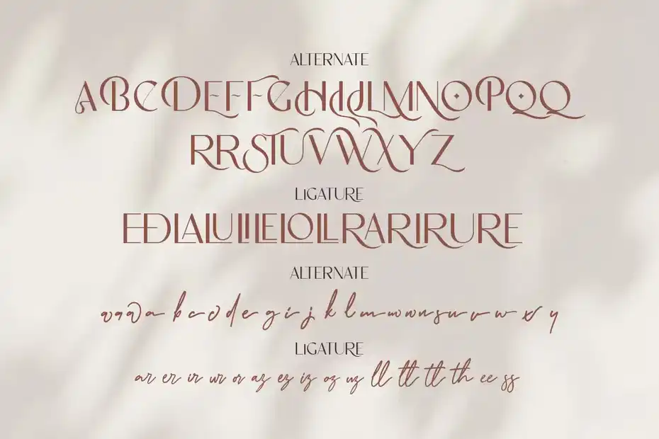فونت انگلیسی Goodnight London - Font Duo - 7