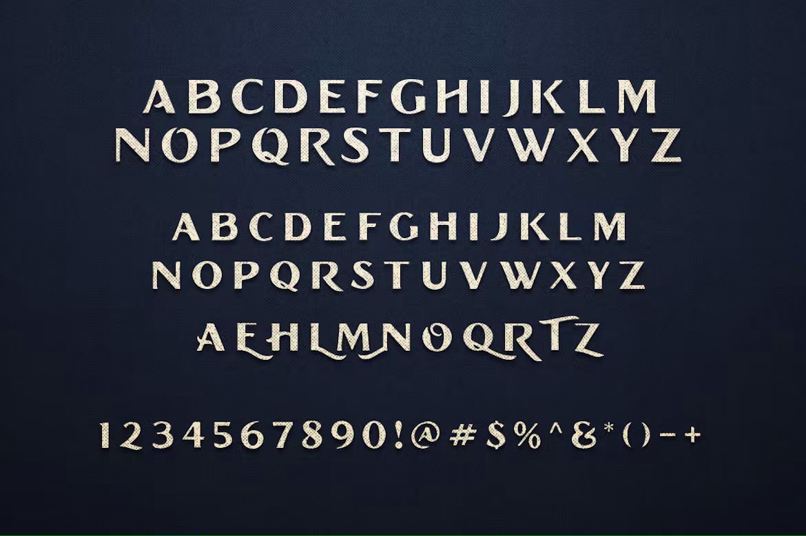 فونت انگلیسی Grandesa Typeface - 3