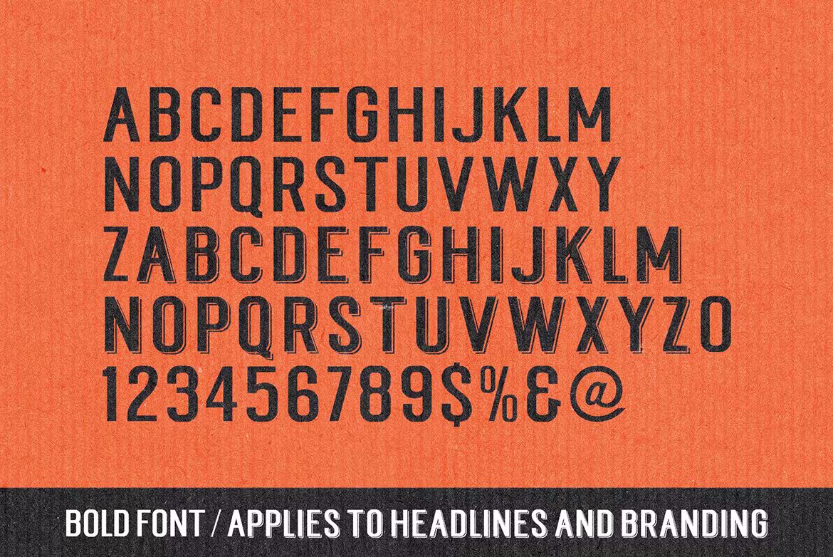 فونت انگلیسی Grounday Typeface - 5