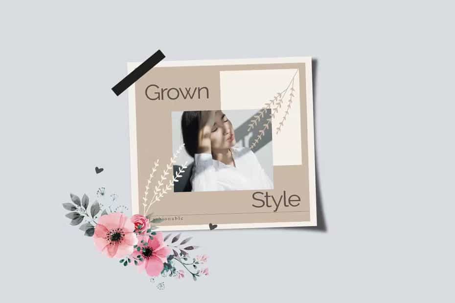 دانلود طرح لایه باز اینستاگرام GROWN - Instagram POST & STORY Template - 9 طرح لایه باز اینستاگرام GROWN - 8