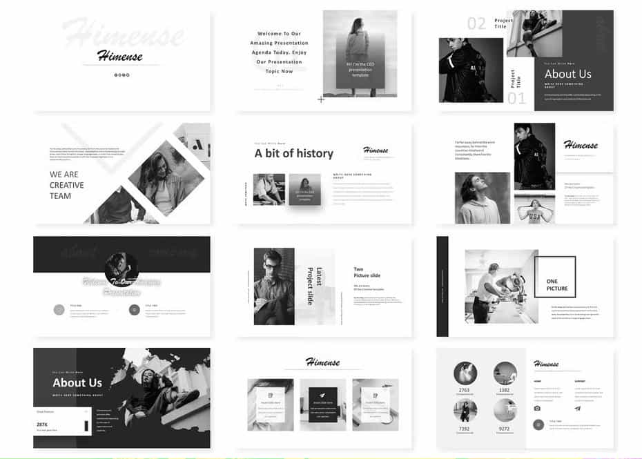 قالب پاورپوینت Himense - Powerpoint Template