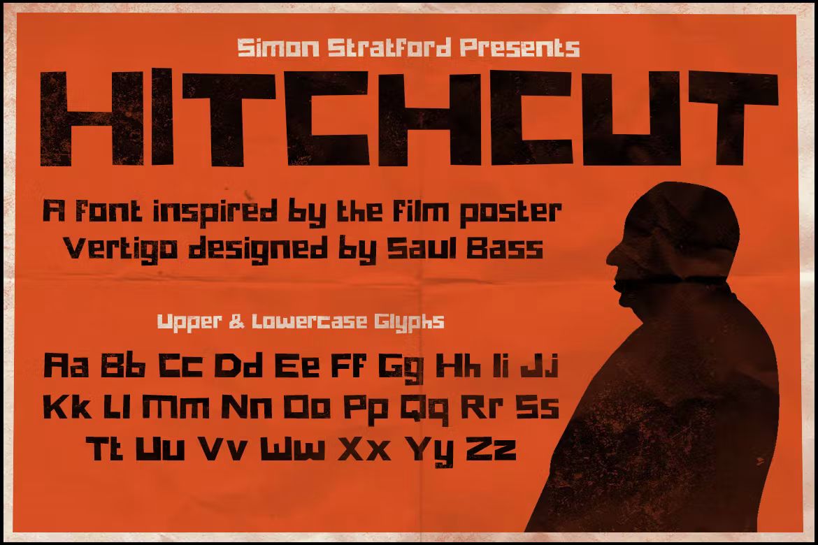 فونت انگلیسی Hitchcut - 7