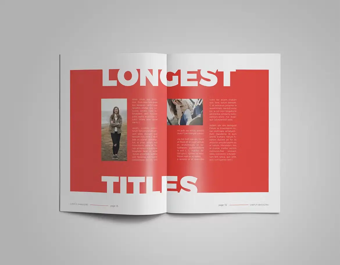 قالب ایندیزاین مجله InDesign Magazine Template 23 - 22