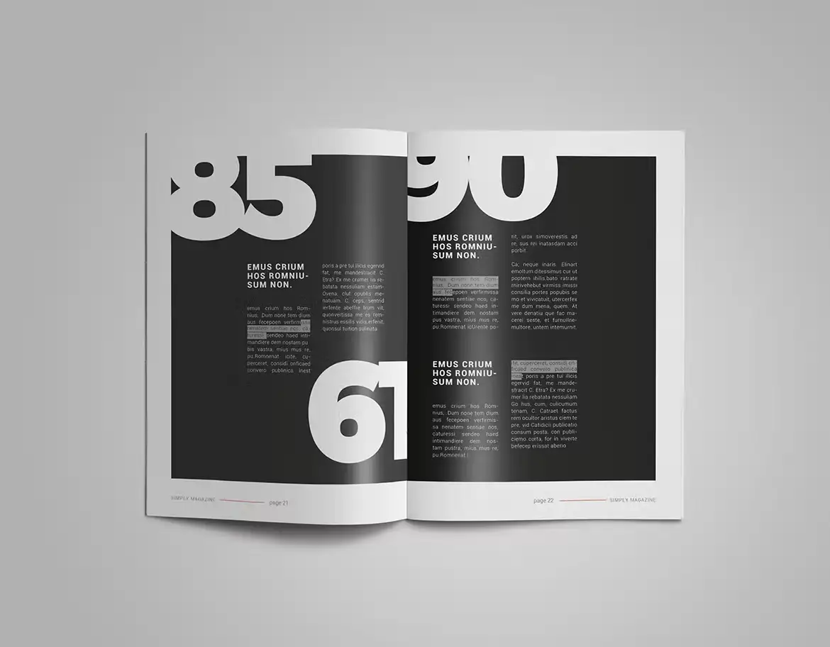 قالب ایندیزاین مجله InDesign Magazine Template 23 - 6