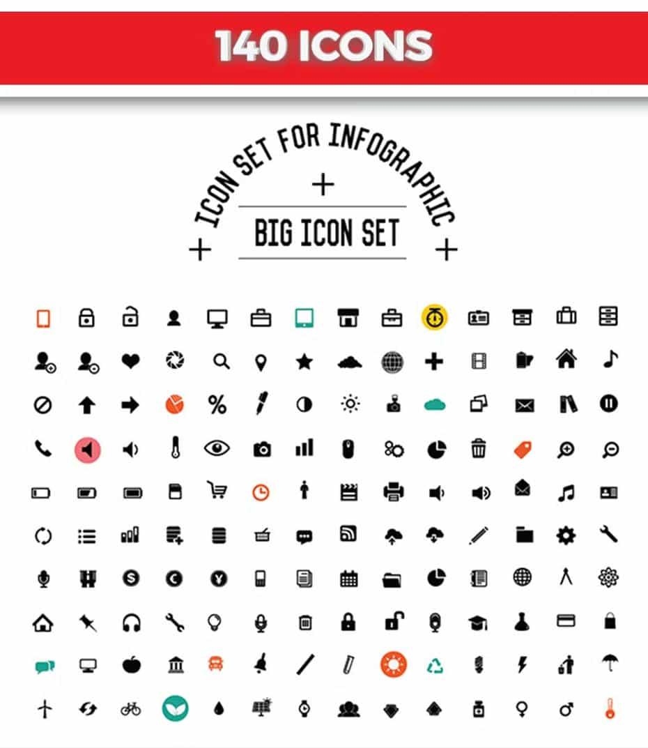 وکتور اجزای اینفوگرافیک Infographics Elements Design