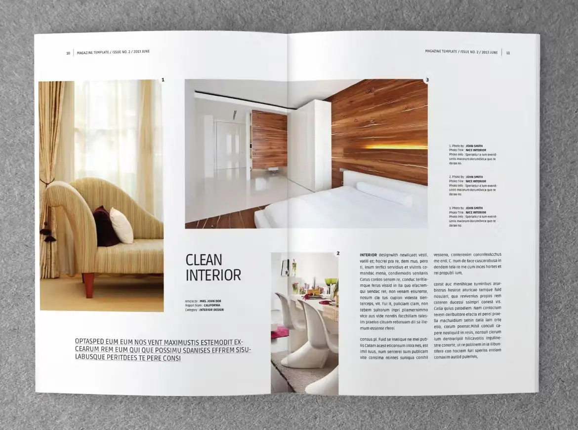 قالب ایندیزاین مجله طراحی داخلی INTERIOR - 24
