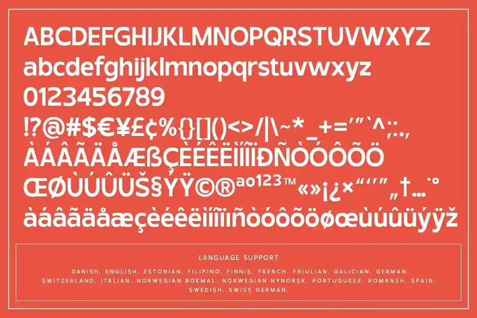 فونت انگلیسی Invisible - Sans Serif Font Family - 13