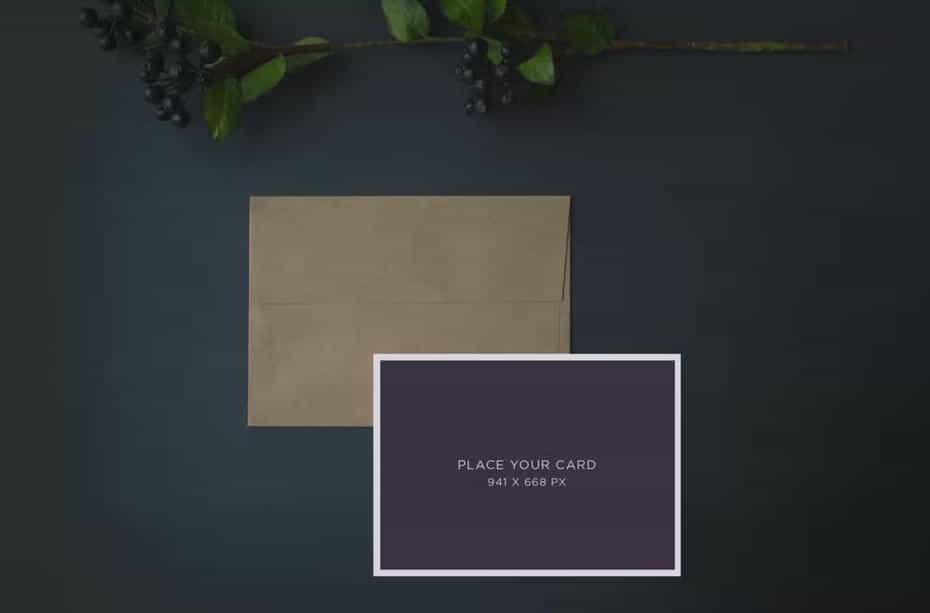 موکاپ کارت دعوت Invitation Mockups - Holidays