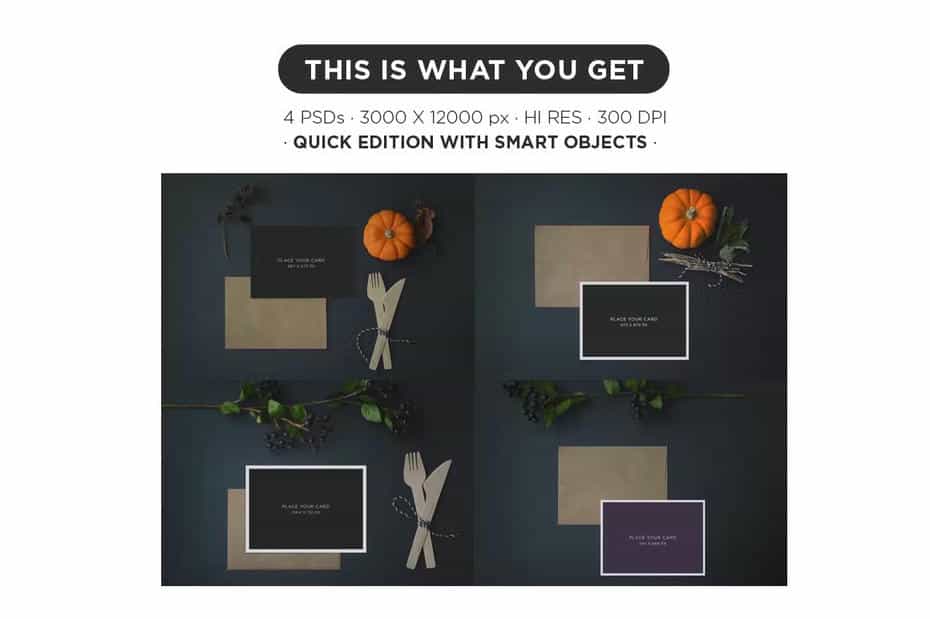موکاپ کارت دعوت Invitation Mockups - Holidays - 4