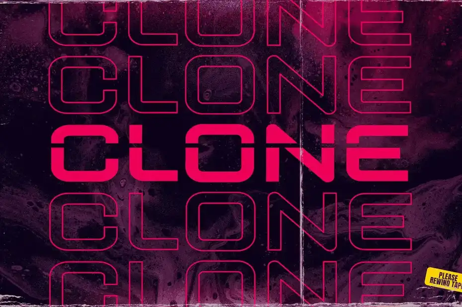 فونت انگلیسی Jupiter Mission A Science-Fiction Font - 9